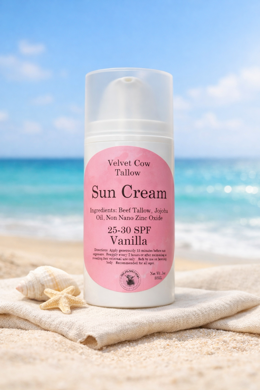 Tallow Sunscreen SPF | Natural Zinc Oxide Protection