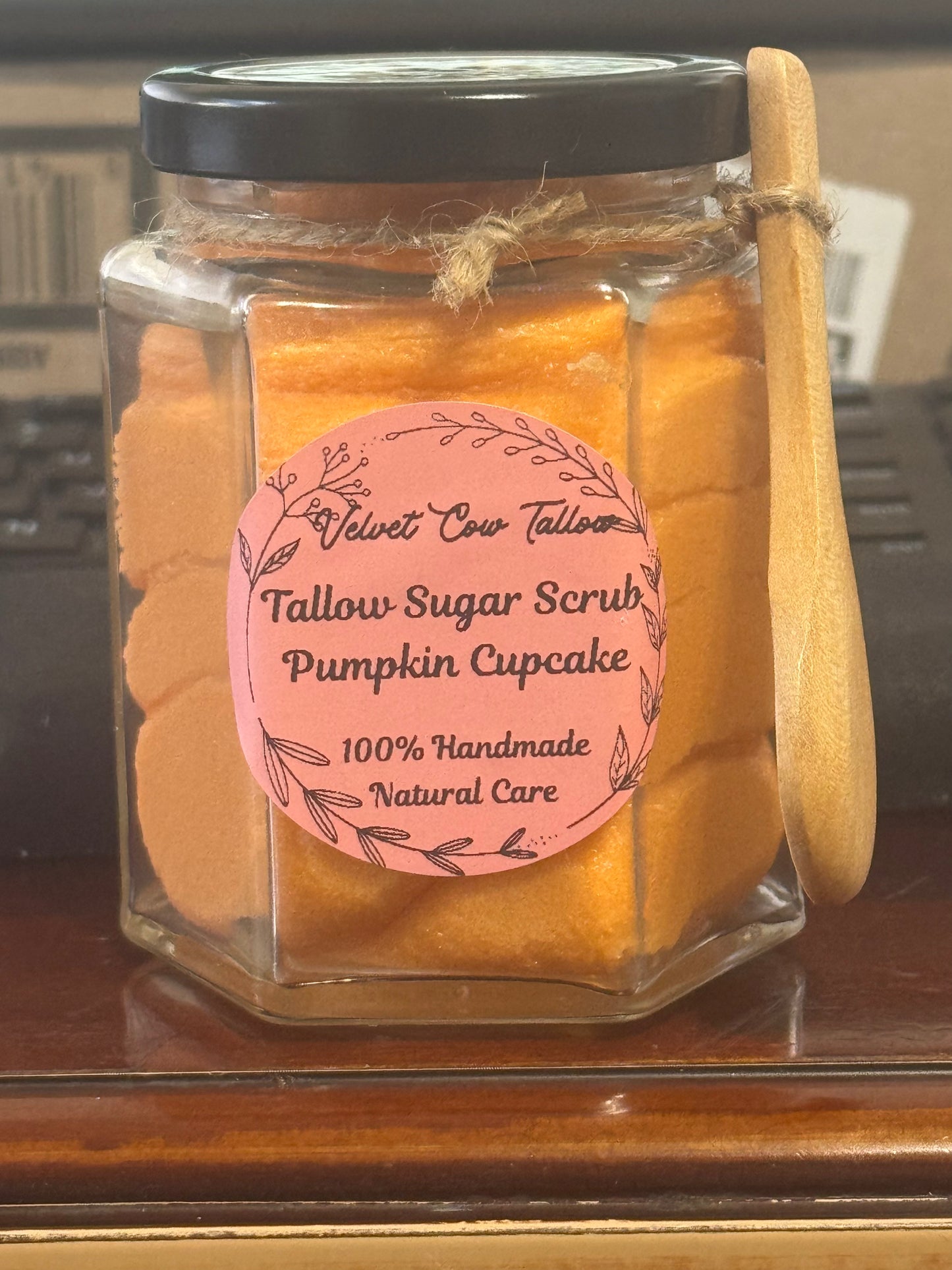 Organic Sugar-Scrub Exfoliating Body Scrub Moisturizing, All-Natural Skincare Glowing Smooth Skin Handmade Scrub for Dry dull Skin