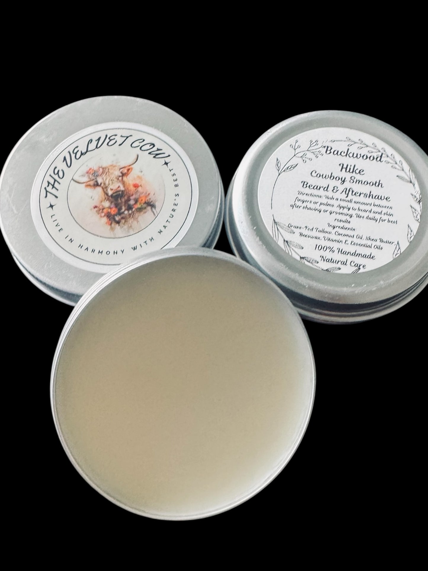 Men's Ultimate Grooming Essential - Grass-Fed Tallow Beard Balm, Luxurious Organic Tallow Beard Balm Nourish Your Beard and Skin Naturally