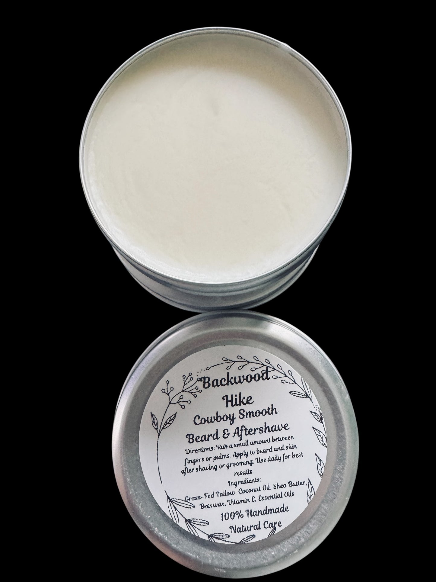 Men's Ultimate Grooming Essential - Grass-Fed Tallow Beard Balm, Luxurious Organic Tallow Beard Balm Nourish Your Beard and Skin Naturally