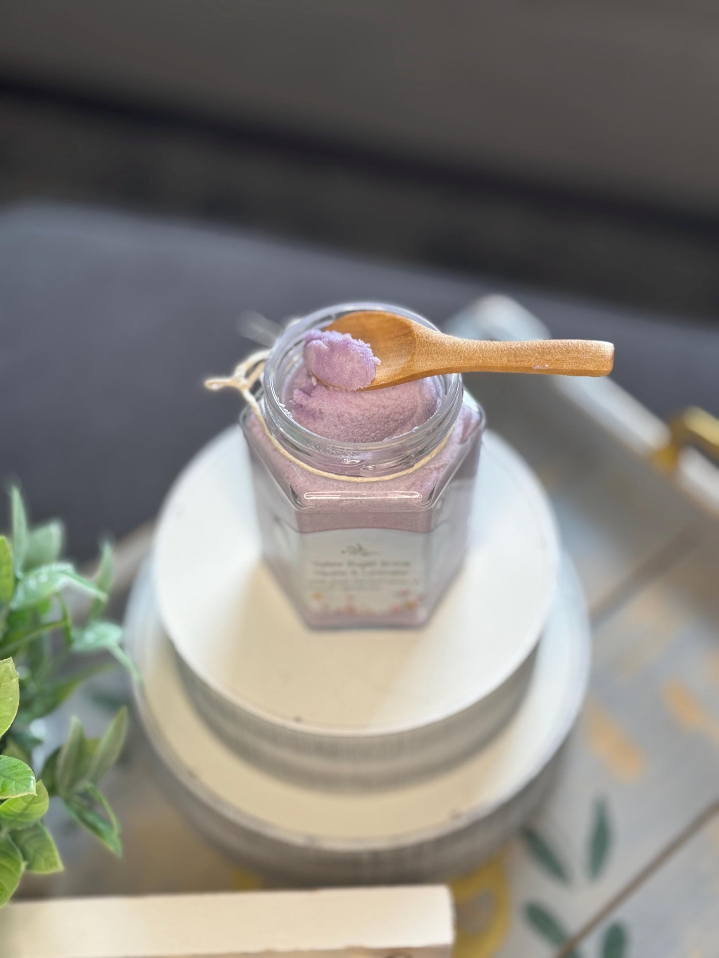 Organic Sugar-Scrub Exfoliating Body Scrub Moisturizing, All-Natural Skincare Glowing Smooth Skin Handmade Scrub for Dry dull Skin