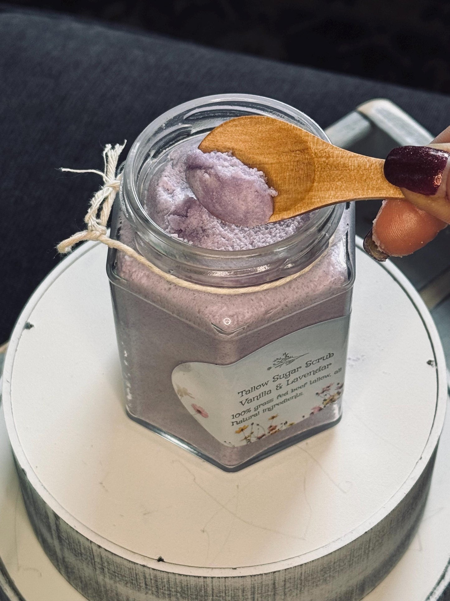Organic Sugar-Scrub Exfoliating Body Scrub Moisturizing, All-Natural Skincare Glowing Smooth Skin Handmade Scrub for Dry dull Skin