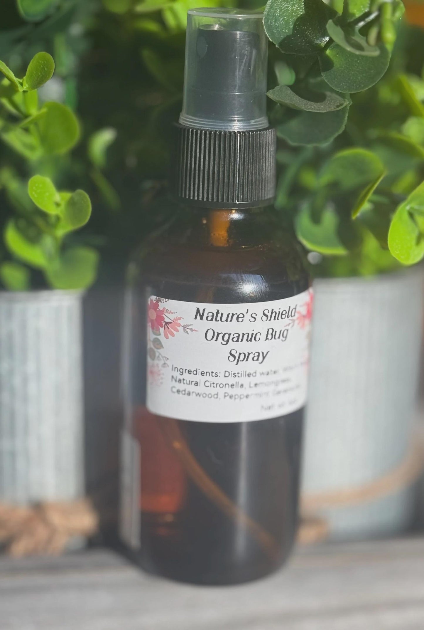 Natural Bug Repellent Spray, DEET-Free, Insect Repellent Outdoor essential oil spray, Kid & Pet Friendly