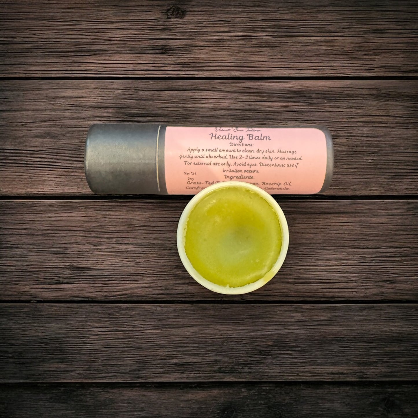 Herbal Skin Balm with Soothing Tallow and Organic Herbs - Natural He@ling Remedy, He@ling Herb Salve  Organic Tallow - Gentle Skin Therapy