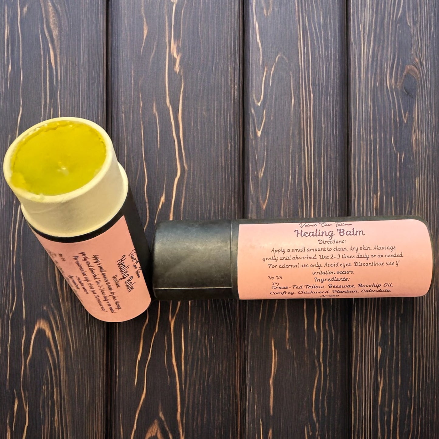 Herbal Skin Balm with Soothing Tallow and Organic Herbs - Natural He@ling Remedy, He@ling Herb Salve  Organic Tallow - Gentle Skin Therapy