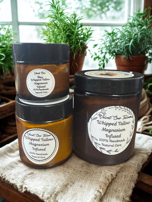 Tallow Magnesium Body Cream | Sleep & Muscle Relief