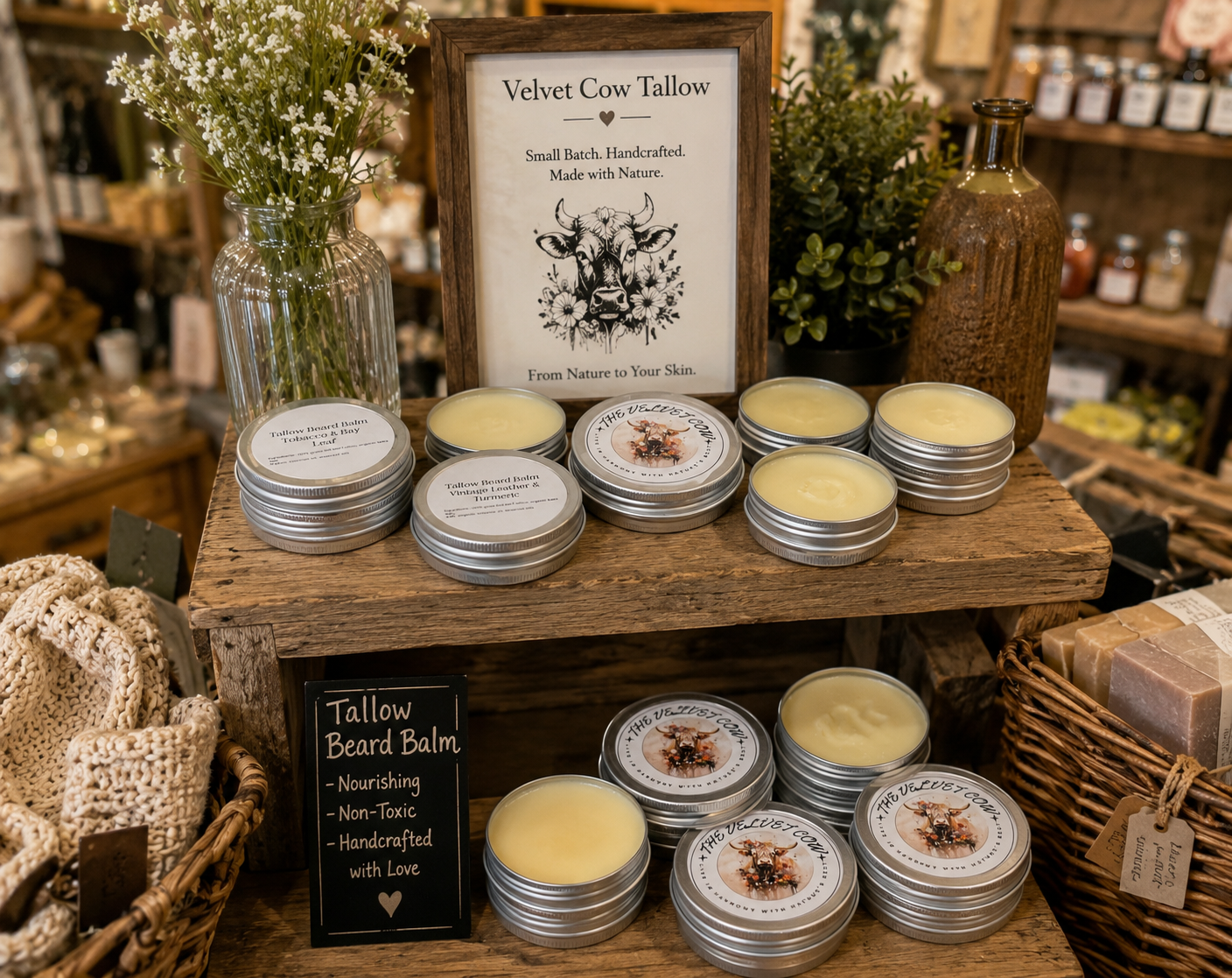 Tallow Beard & After Shave Balm | 2-in-1 Men’s Grooming