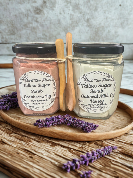 Organic Sugar-Scrub Exfoliating Body Scrub Moisturizing, All-Natural Skincare  Glowing  Smooth Skin  Handmade Scrub for Dry dull Skin