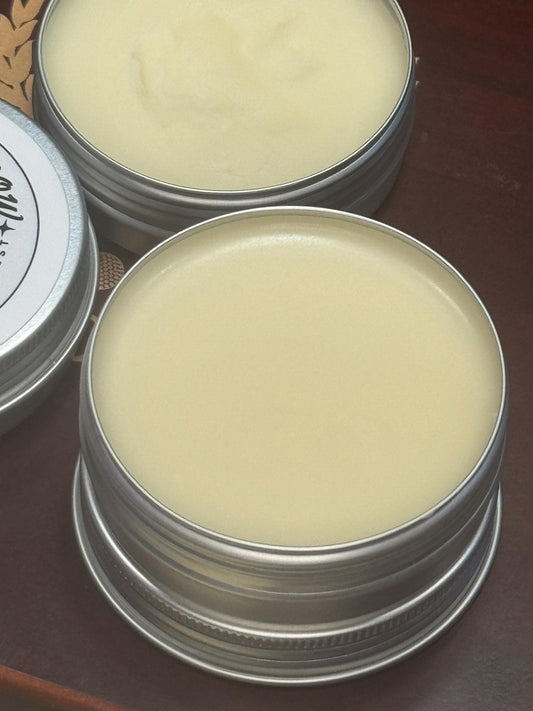 Organic Tallow Beard Balm, Beard conditioner, Skin care for Men, Gifts for men, Men's skin care products, 100% grass-fed tallow beard balm