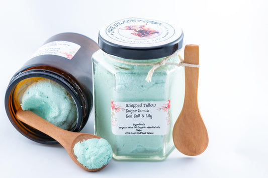 Organic Sugar-Scrub Exfoliating Body Scrub Moisturizing, All-Natural Skincare  Glowing  Smooth Skin  Handmade Scrub for Dry dull Skin
