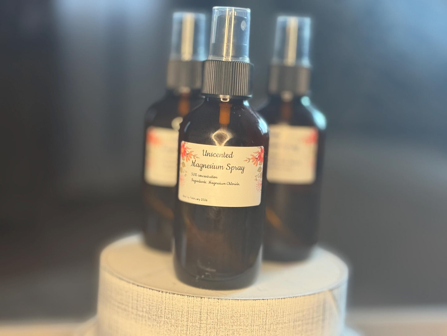 Magnesium Magic, Soothe Muscles with All-Natural Sprays, Aromatherapy Magnesium Spray Stress Relief in a Bottle, Rose, Lavender , Unscented